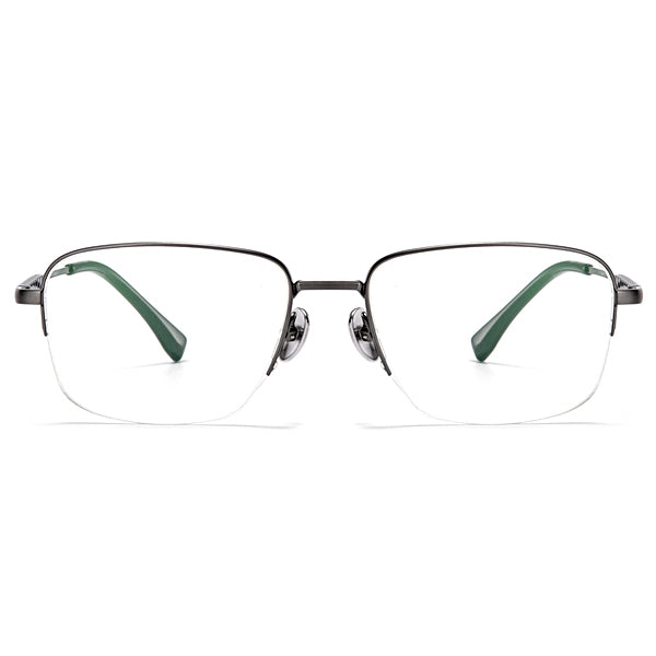 BYUSVS Customized Square Half Frame Lenses With A Minimalist Business ...