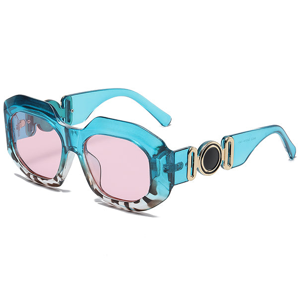 BYUSVS Customized Polarized Lenses With Irregular Circular Frames In A Retro Style Suitable For WomenBYA-TJ010-V1