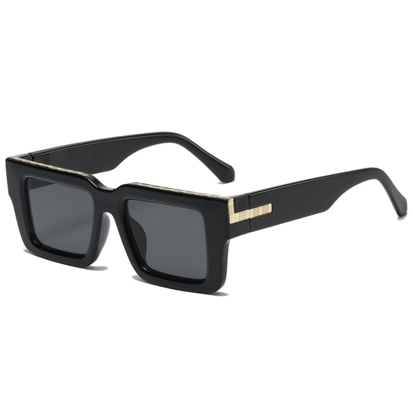 BYUSVS Customized Polarized Lenses Square Frame Retro Style Suitable For Women BYA-TJ011-T1