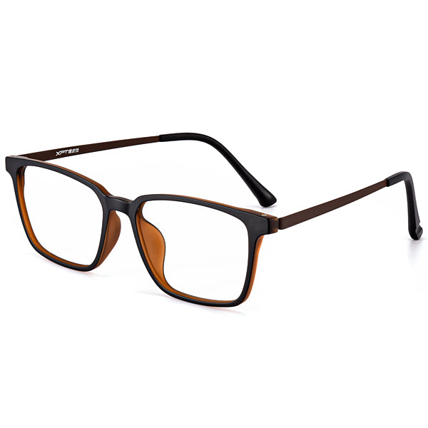 BYUSVS Full Frame TR Titanium Metal Square Simple Fashion Men's Custom Lens BYA-YJ00V-T1