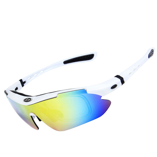 BYUSVS Polarized professional Cycling Sun Glasses Outdoor Sports Bicycle Bike Glasses 5 Lenses for Driving BYD-QJ001-T1