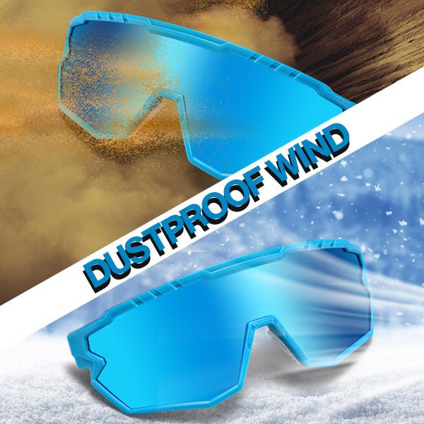 BYUSVS Custom Lenses Larger Size Polarized Rectangle Cycling glasses ...